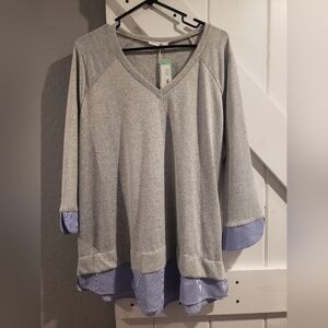 August Mist Gray Sweater